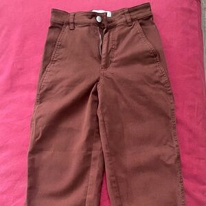 Everlane Women's Utility Barrel Pant in Rosewood, Size 00